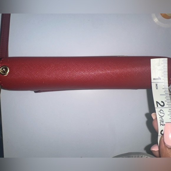 EUC-Unbranded wristlet wallet Burgundy - Picture 10 of 10